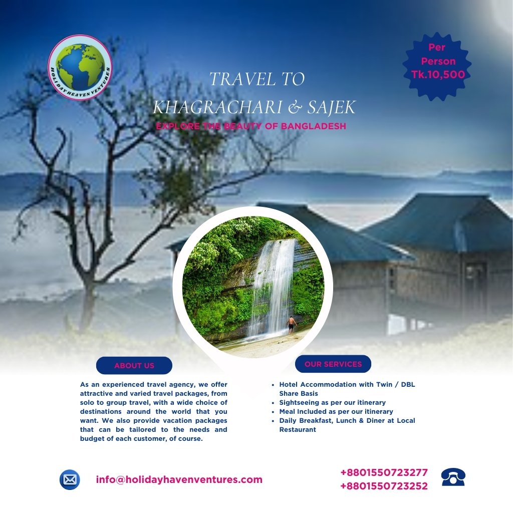 Khagrachari & Sajek Valley Tour Package