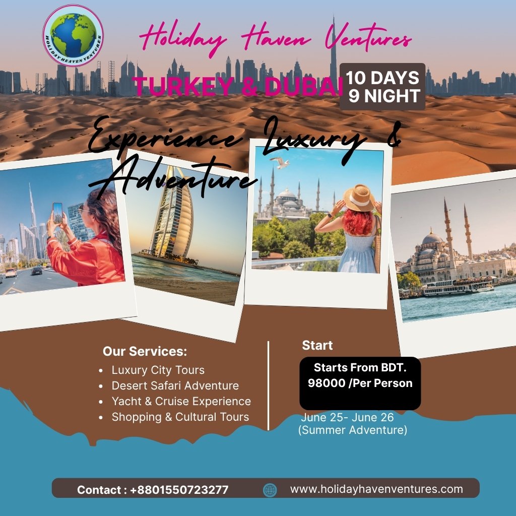 Turkey And Dubai Tour Packages