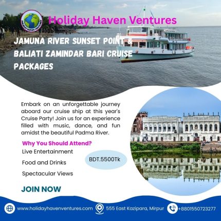 Best Jamuna River sunset point & Baliati Zamidar Bari Cruise Packages 2026