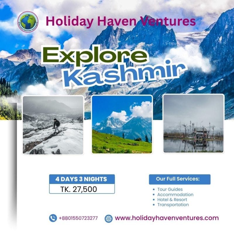 Kashmir Best Tour Package 2026