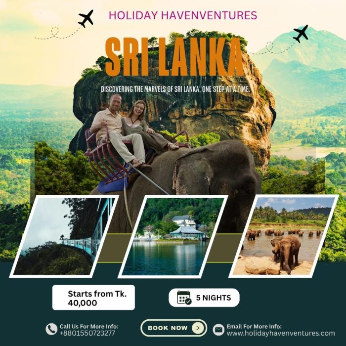 Srilanka Best Tours Package 2026