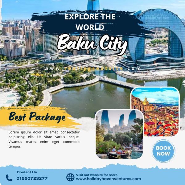 Baku City best Tour Package 2026 From Bangladesh