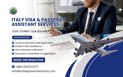 Italy VISA & Passport Assistant SERVICES