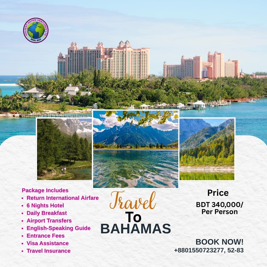 Bahamas Tour Package from Bangladesh 7 Days & 6 Nights