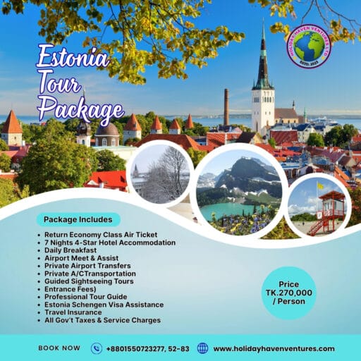 Estonia Tour Package from Bangladesh