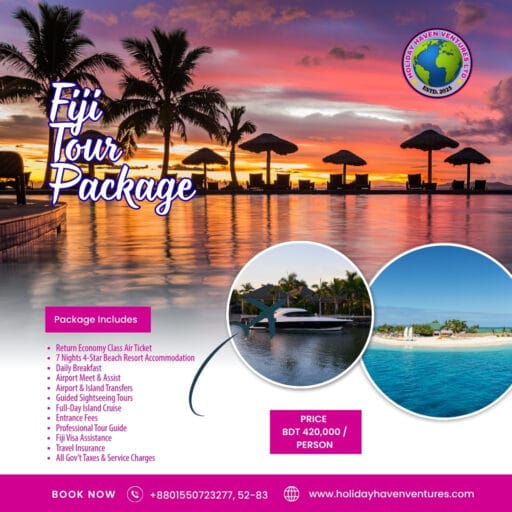 Fiji Tour Package from Bangladesh