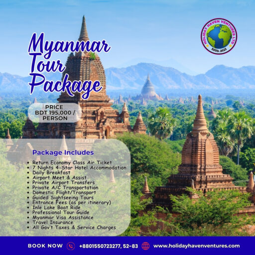 Myanmar Tour Package from Bangladesh